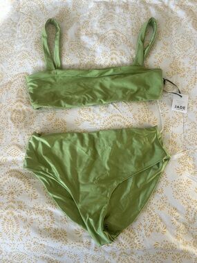 Jade Swim Coast Top & Bound Bottom | Palm Sheen